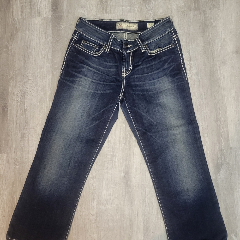 Stylish Blue Denim Capris